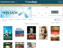 Tablet Screenshot of crossings.com